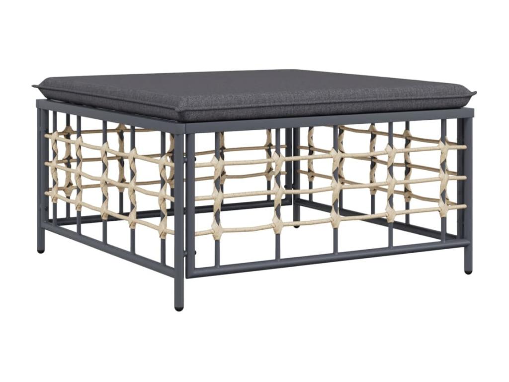 Gray Woven Resin Wicker Outdoor Furniture Set - dlz1766456523985