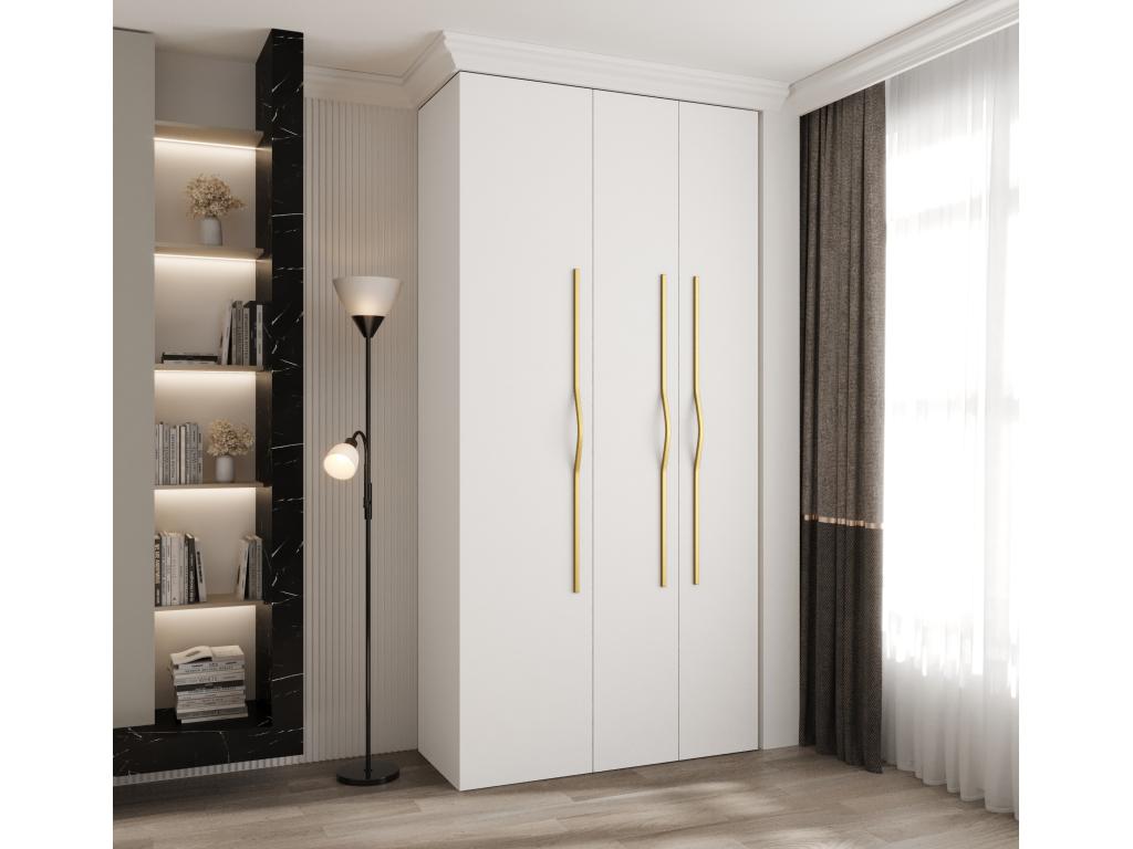 White Wardrobe, 120 x 40 x 245.5 cm