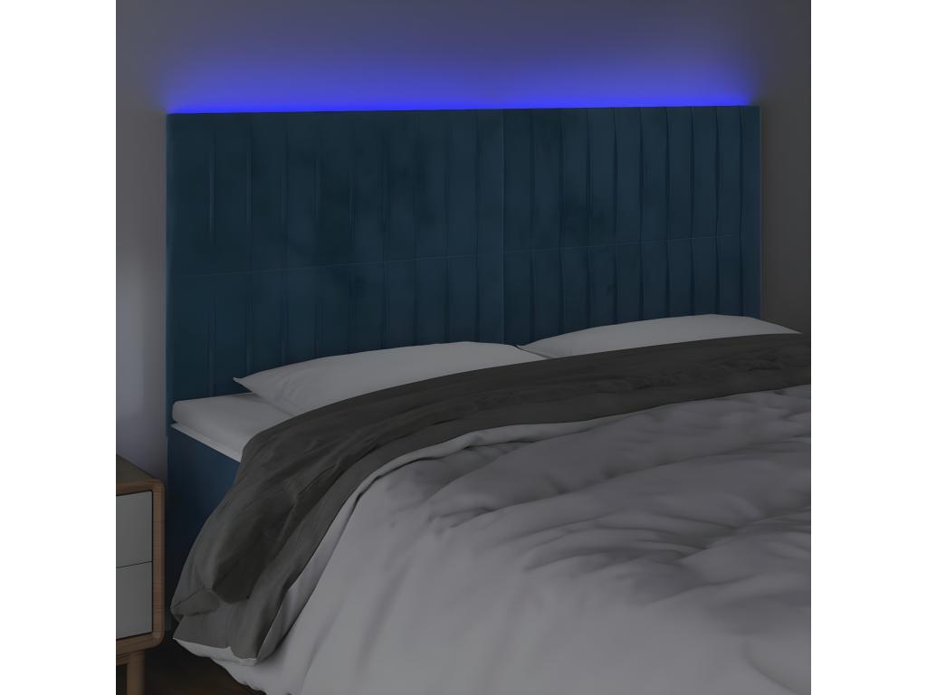 Blue Velvet Home Furniture, 200 x 5 x 118 cm