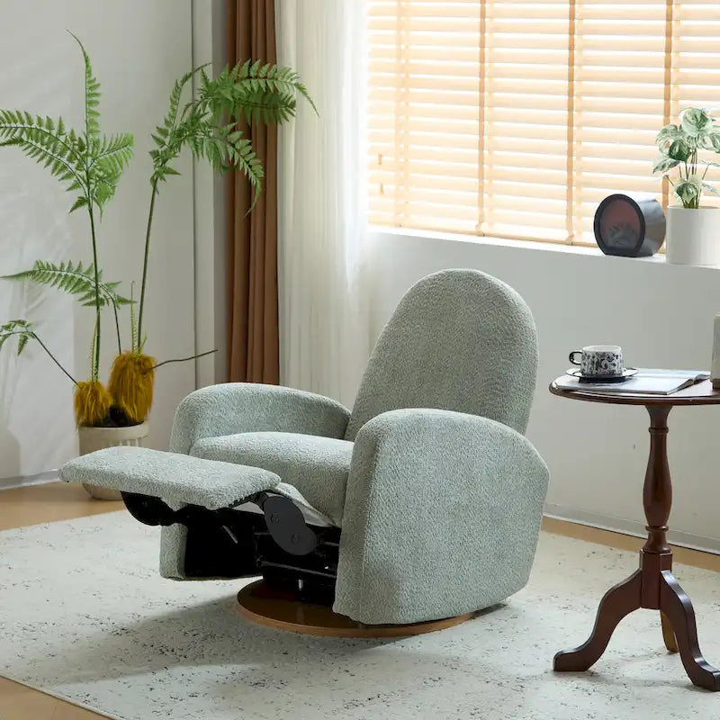 Christopher Knight Home 360 Swivel and Glider Boucle Recliner Chair