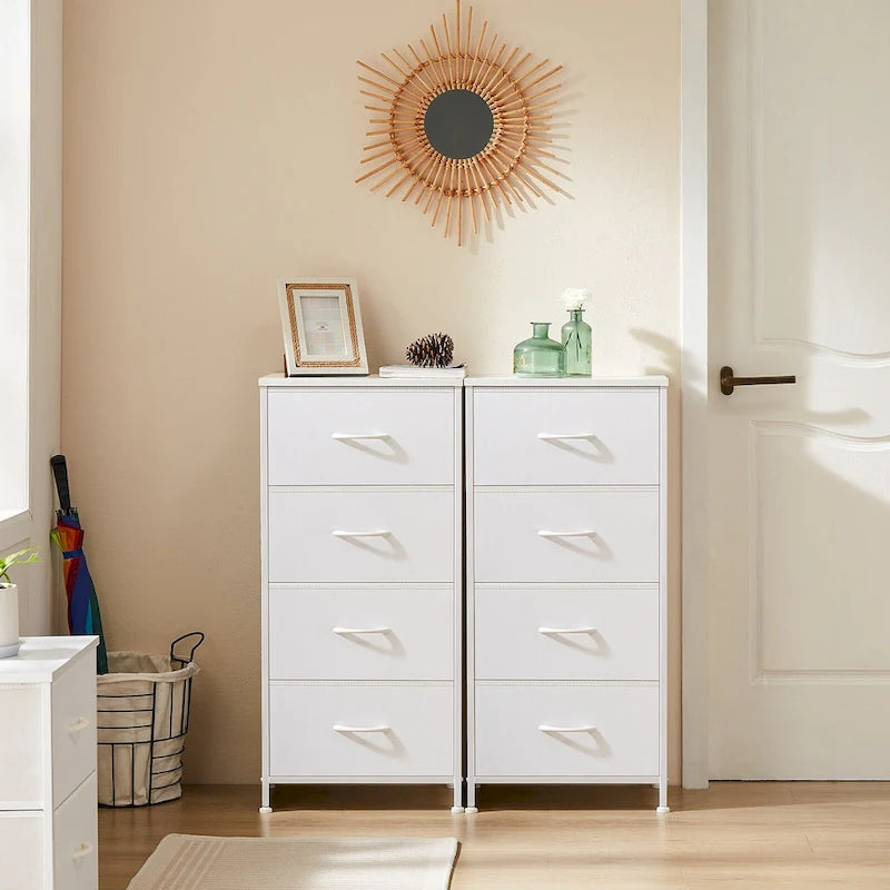 4-Drawer Fabric Dresser, Foldable Storage Cabinet Organizer