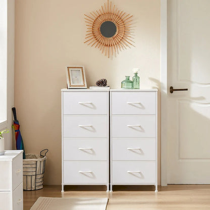 4-Drawer Fabric Dresser, Foldable Storage Cabinet Organizer