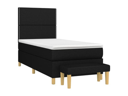 Black Fabric Mattress, 80 x 200 cm