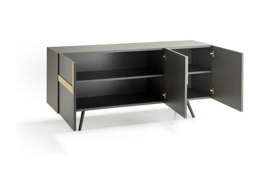 Gray Sideboard, 180 x 80 cm