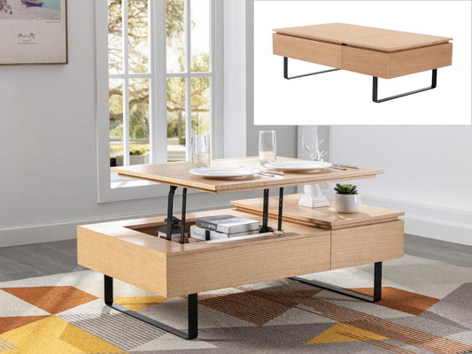 Natural Metal Coffee Table