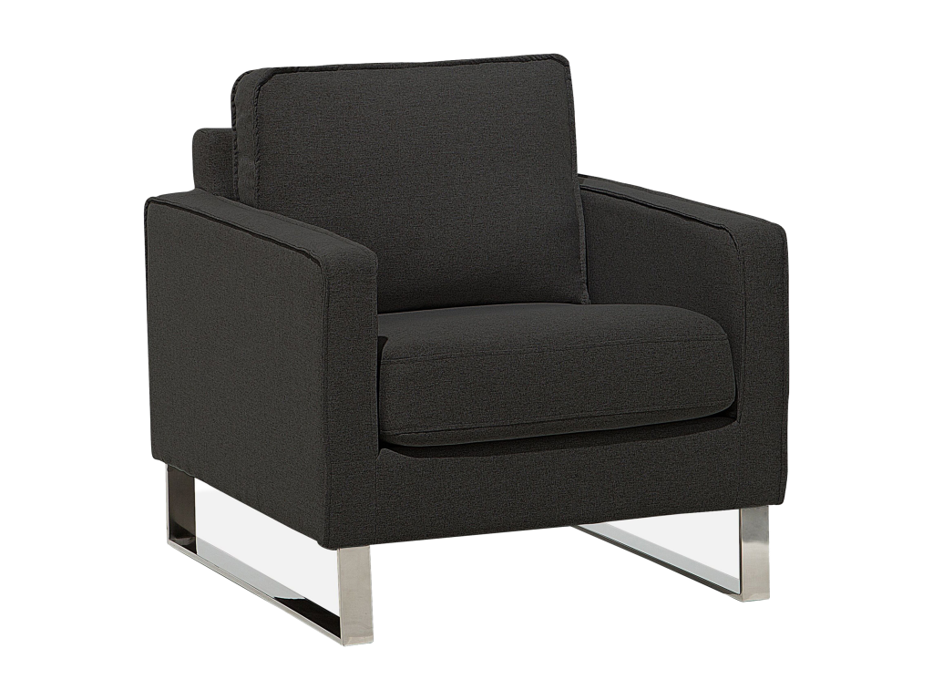 Anthracite Fabric Accent Chair