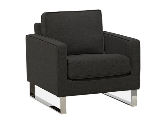 Anthracite Fabric Accent Chair