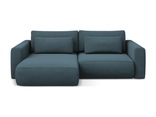 Blue Fabric Sofa Bed