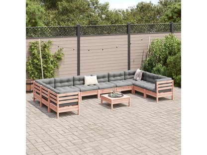 Brown Solid Wood Outdoor Furniture Set - dlz1766456884479