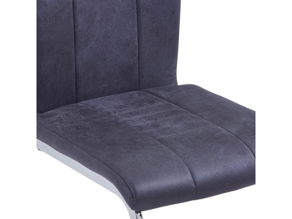 Gray Faux Leather Home Furniture - dlz1766456665504