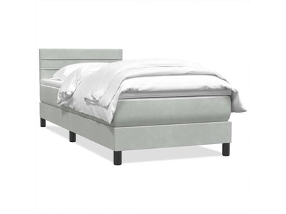 Gray Velvet Mattress, 80 x 210 cm