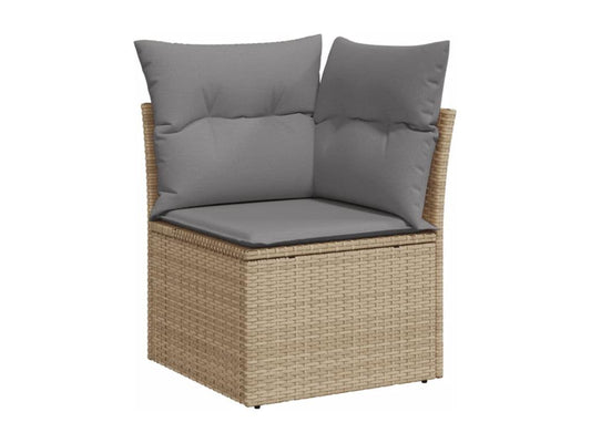 Beige Woven Resin Wicker Outdoor Furniture Set - dlz1766456821129