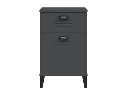 Anthracite Pine Wood Table