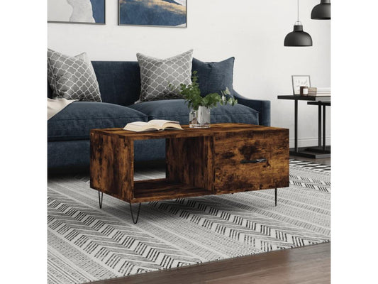 Brown Engineered Wood Coffee Table, 90 x 50 x 40 cm