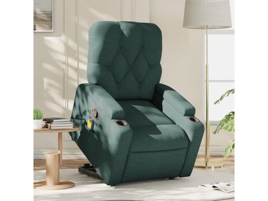 Green Fabric Accent Chair