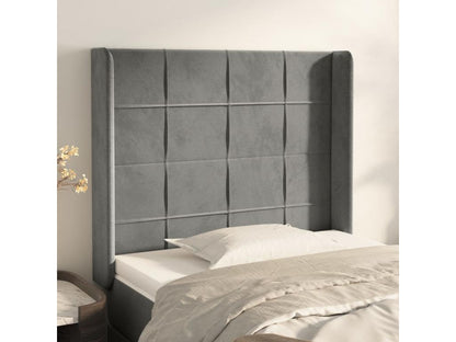 Gray Velvet Home Furniture, 93 x 16 x 118 cm