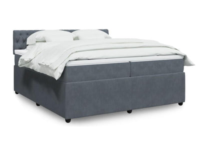Gray Velvet Mattress, 200 x 200 cm