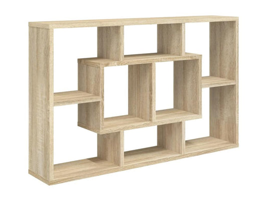 Brown Engineered Wood Shelf, 85 x 16 x 52.5 cm