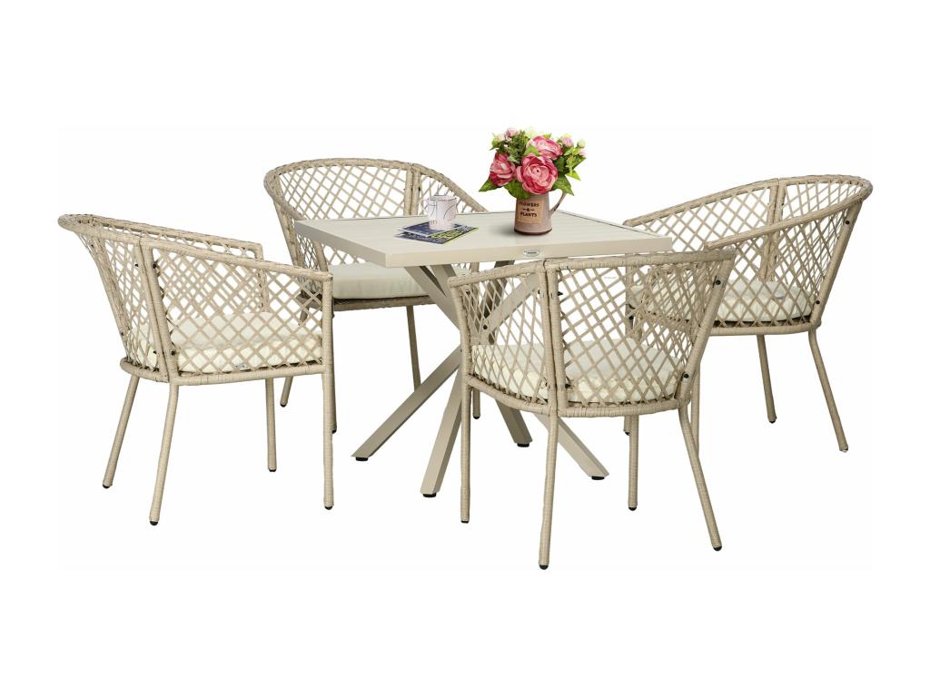 Beige Metal Home Furniture