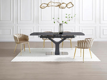 Beige Velvet Home Furniture - dlz1766456860686