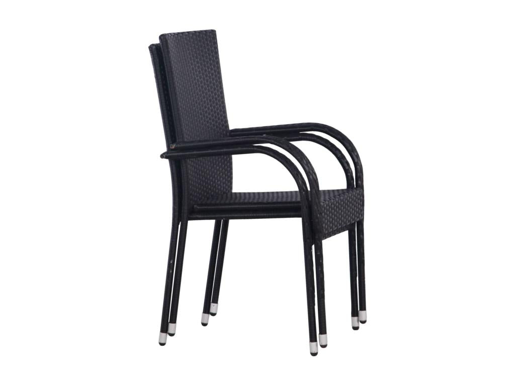 Black Home Furniture, 55.5 x 53.5 x 95 cm