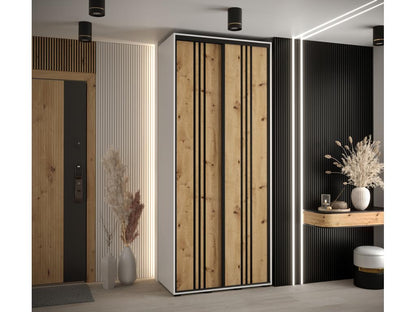 Black Wardrobe, 120 x 45 x 235.2 cm