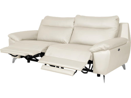 White Leather Sofa
