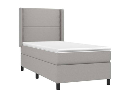 White Fabric Mattress, 90 x 190 cm