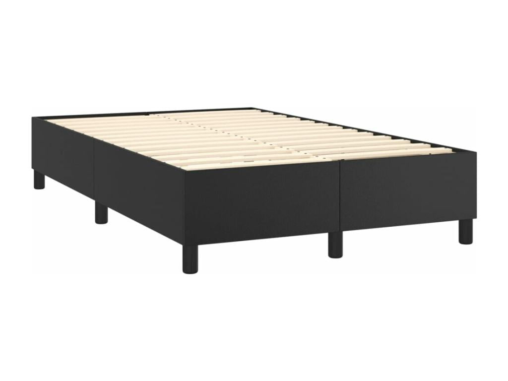 Black Faux Leather Mattress, 120 x 190 cm