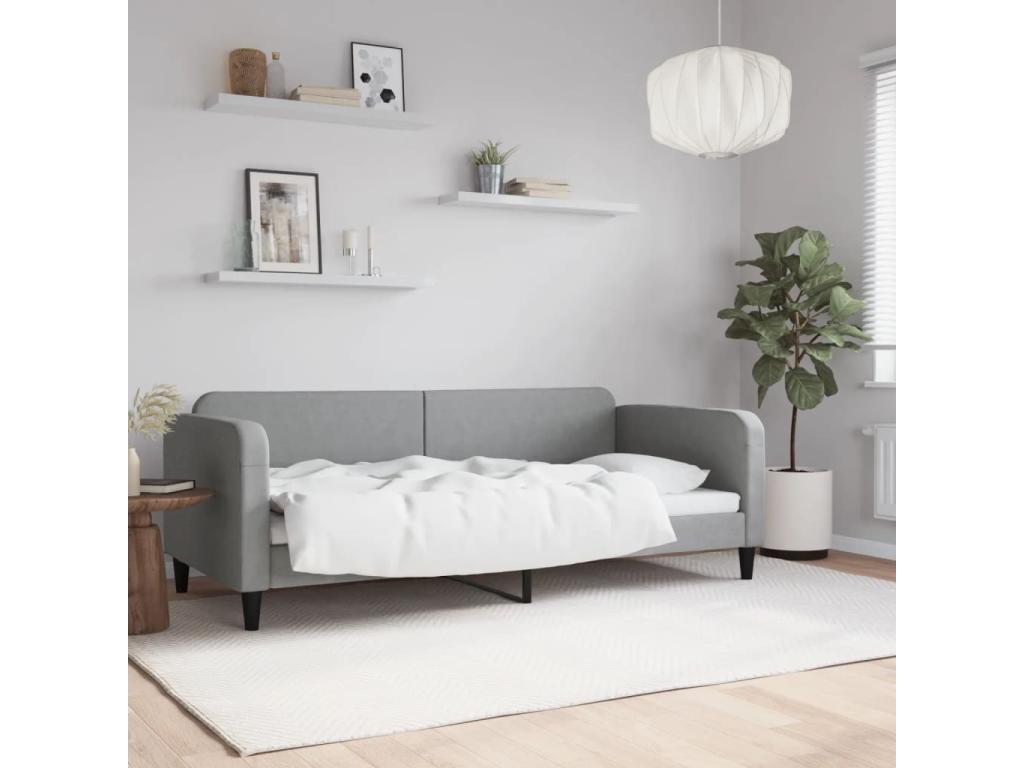 Gray Fabric Home Furniture, 90 x 200 cm