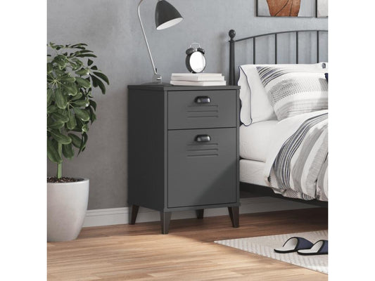 Anthracite Pine Wood Table