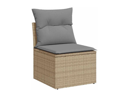Beige Woven Resin Wicker Outdoor Furniture Set - dlz1766456753569