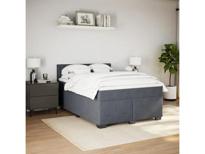 Gray Velvet Mattress, 160 x 200 cm