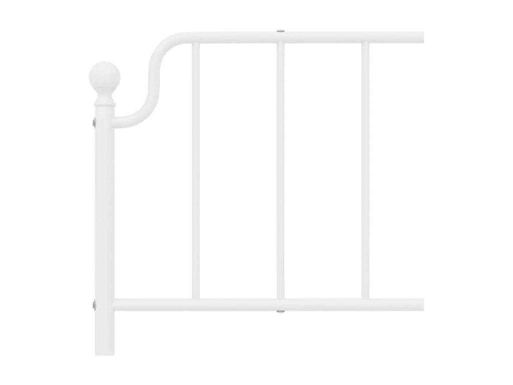 White Metal Bed Frame, 160 x 200 cm - dlz1766456648491