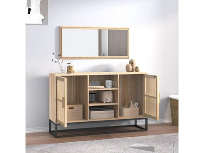 Brown Engineered Wood Sideboard, 105 x 30 x 65 cm