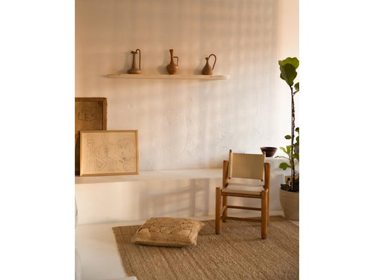 Beige Pine Wood Home Furniture, 120 x 3.2 cm