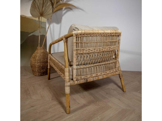 Beige Accent Chair, 72 x 79 x 70 cm
