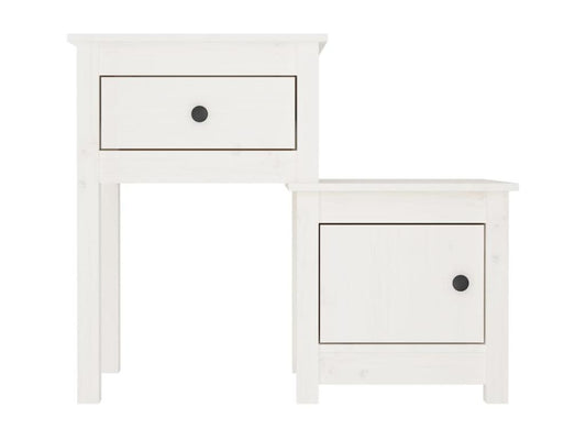 White Pine Wood Table, 79.5 x 38 x 65.5 cm