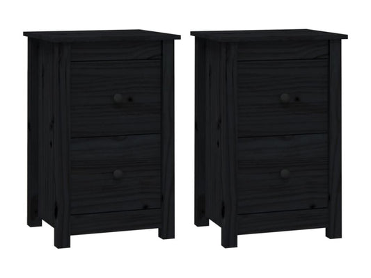 Black Pine Wood Home Furniture, 40 x 35 x 61.5 cm