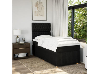 Black Fabric Mattress, 100 x 200 cm