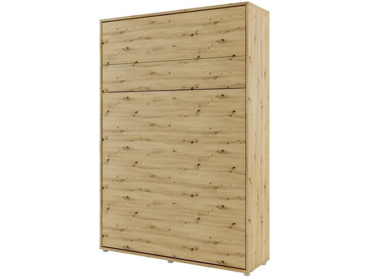 Brown Oak Wood Wardrobe, 140 x 200 cm