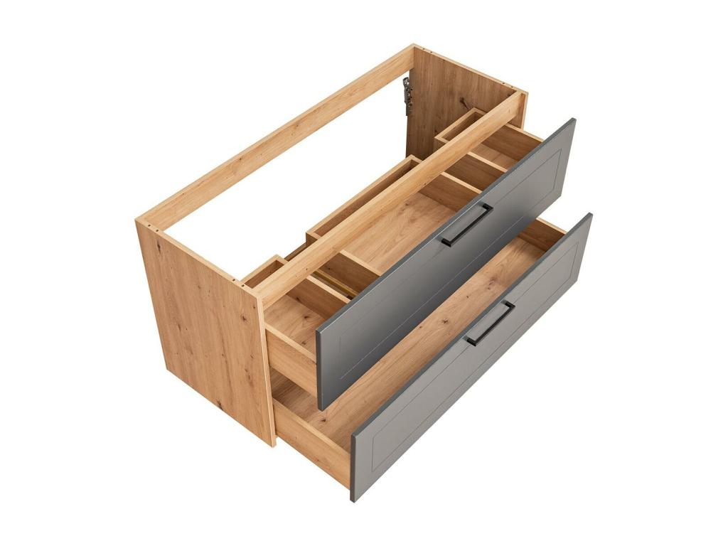 Gray Wardrobe, 120 x 46 x 61 cm