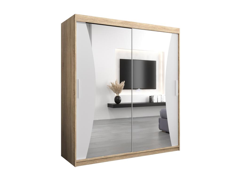 White Wardrobe, 180 x 62 x 200 cm