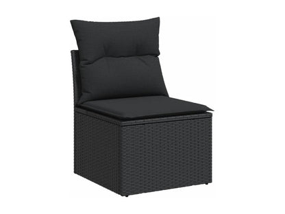 Black Woven Resin Wicker Outdoor Furniture Set - dlz1766456626944