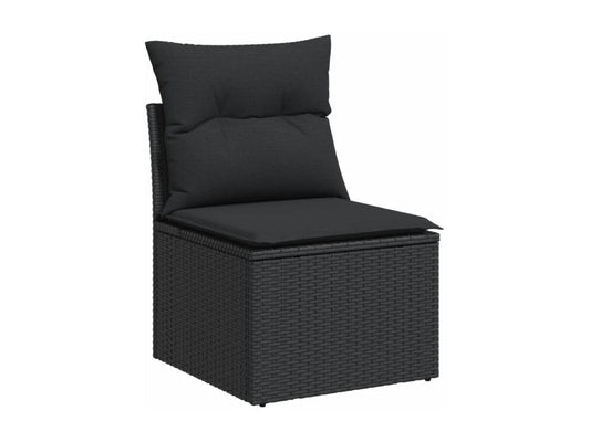 Black Woven Resin Wicker Outdoor Furniture Set - dlz1766456626944