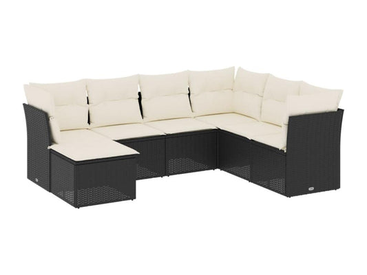 Black Woven Resin Wicker Outdoor Furniture Set - dlz1766456993820