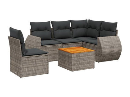 Gray Woven Resin Wicker Outdoor Furniture Set - dlz1766456285917