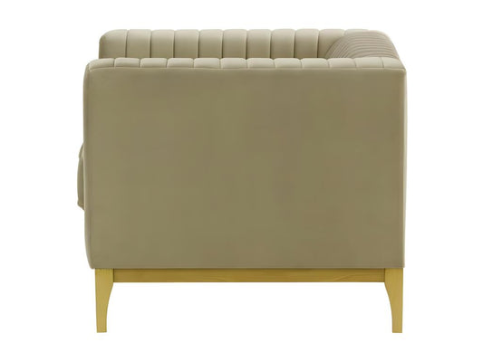 Beige Accent Chair