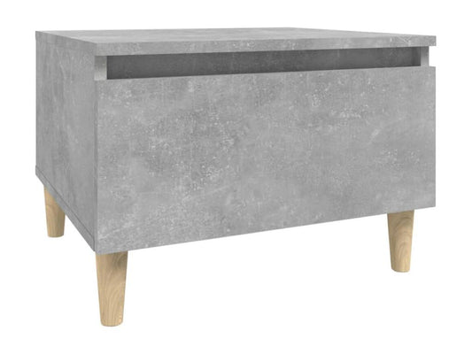 Gray Engineered Wood Side Table, 50 x 46 x 35 cm