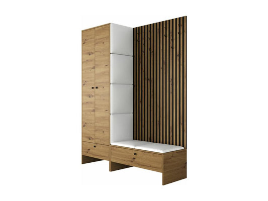 White Leather Home Furniture, 206 x 145 x 44 cm